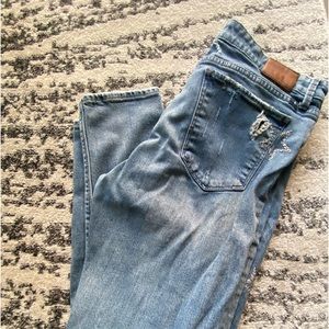 Lucky brand jeans with stars.